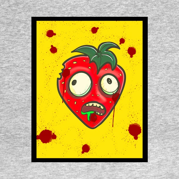 Zombie Strawberry by CassiesArt